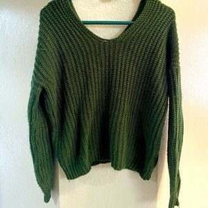 Green sweater